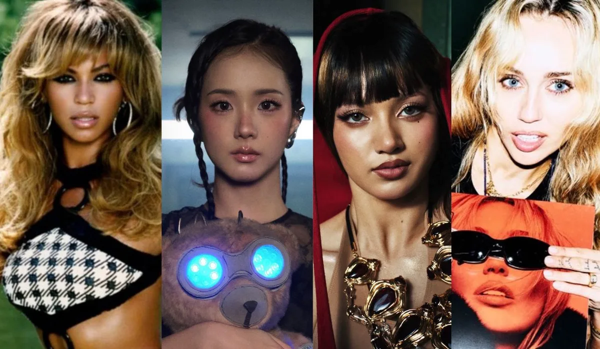 Beyoncé, Jisoo, Lisa e Miley Cyrus lideram novidades da música