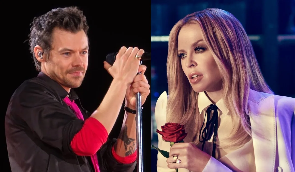 Harry Styles anuncia nova fase da turnê com Kylie Minogue e outros nomes