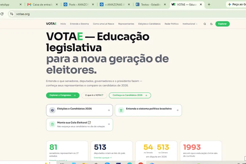 Site criado por jovem reúne guia para quem vai votar pela primeira vez