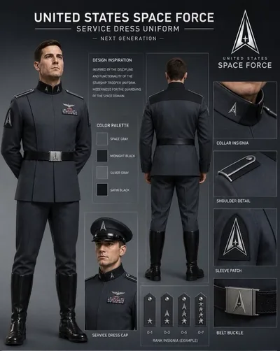 Trump publica proposta de uniforme da Força Espacial e recebe críticas nas redes