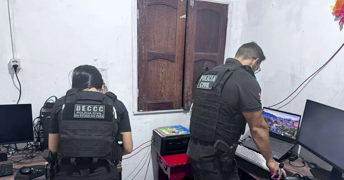 Operação apreende sete celulares em investigação sobre crimes sexuais online no Pará