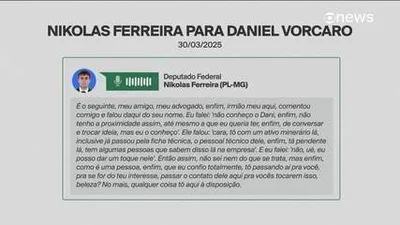 Ouça áudio em que Nikolas Ferreira pede que Vorcaro ajude negócio de ex-assessor