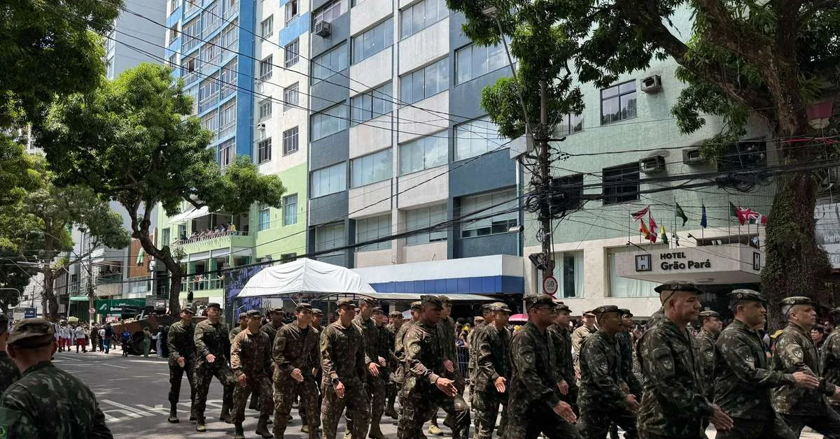 Belém recebe desfile cívico-militar com participação de 5,8 mil pessoas